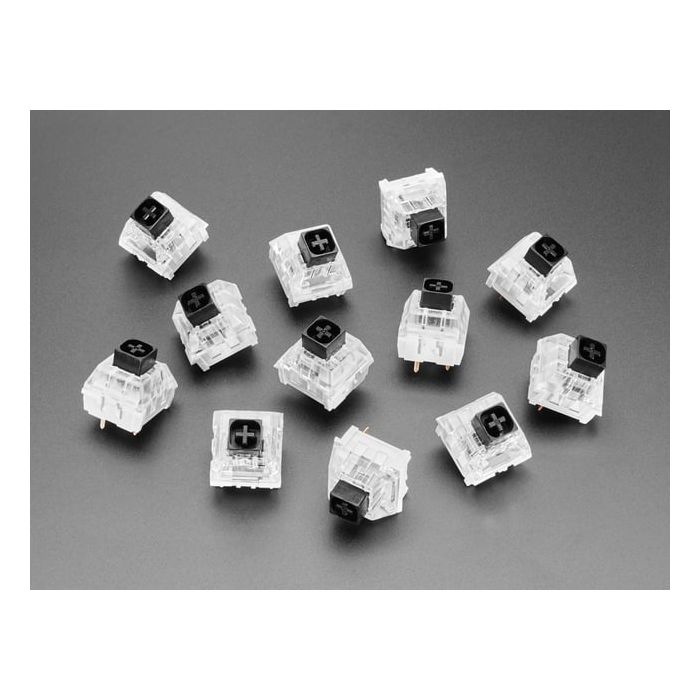 Kailh Mechanical Key Switches - Linear Black - 12 pack