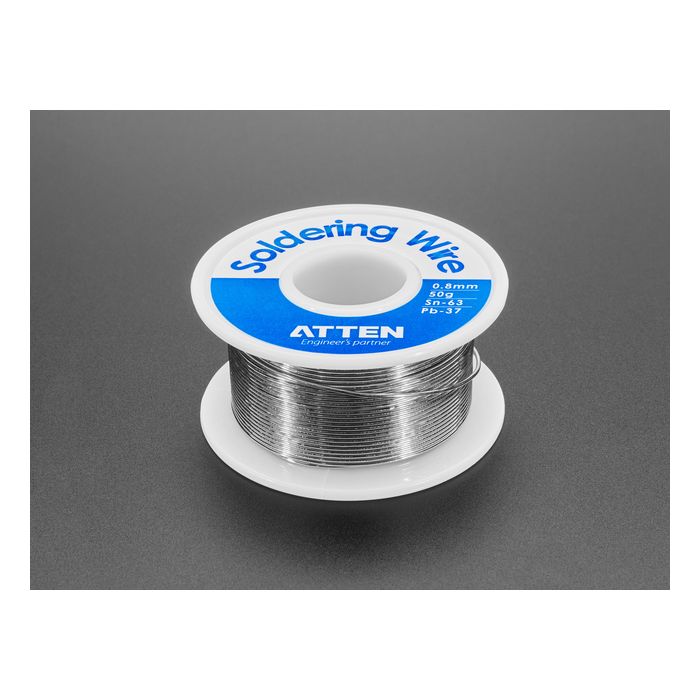 Mini Leaded Solder Spool - 0.8mm Diameter - 50 grams