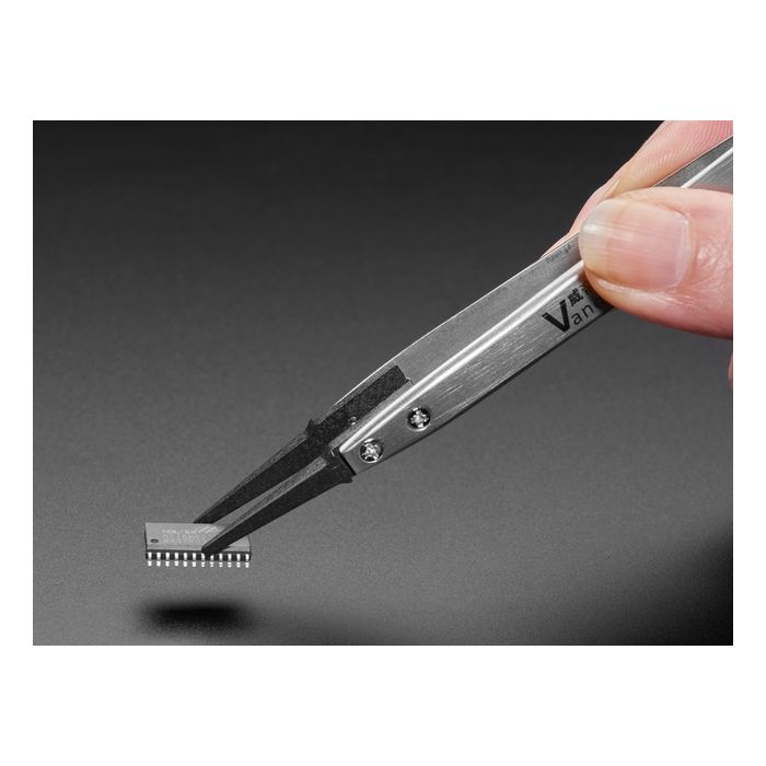 Flat Tip ESD Plastic Tweezers