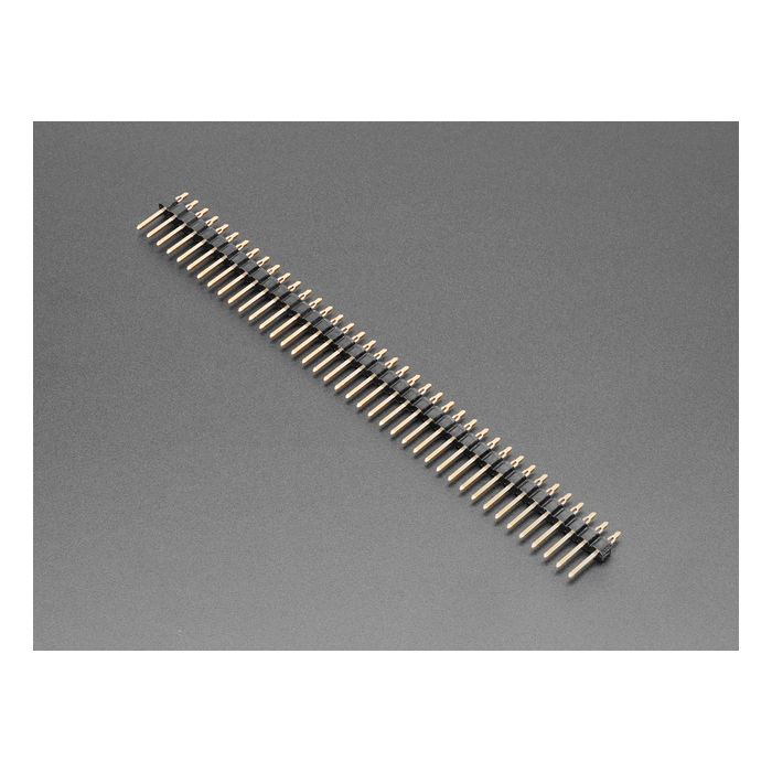 Solderless Press-Fit Male Pin Header - 2.54mm / 0.1" Pitch