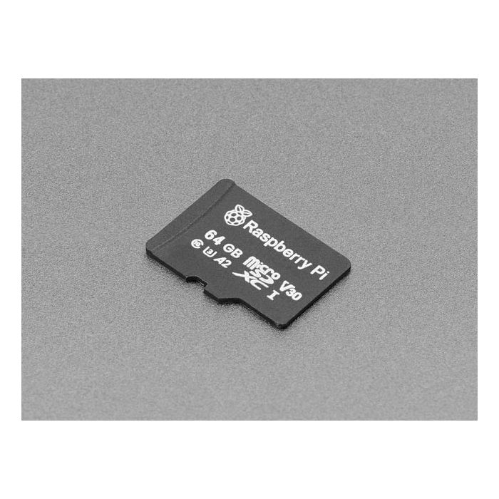Official Raspberry Pi A2-Class microSD Card - 64GB Blank