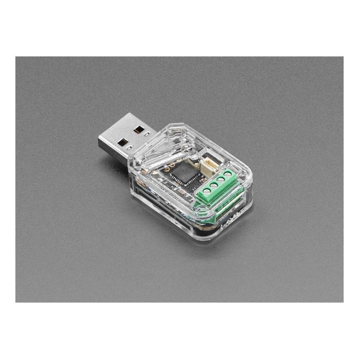 Clear Snap-on Enclosure for Adafruit Pixel Trinkey