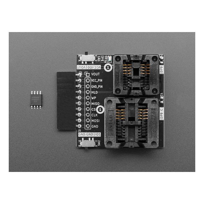 Bus Pirate 5 SOIC / SOP8 SPI Flash Adapter