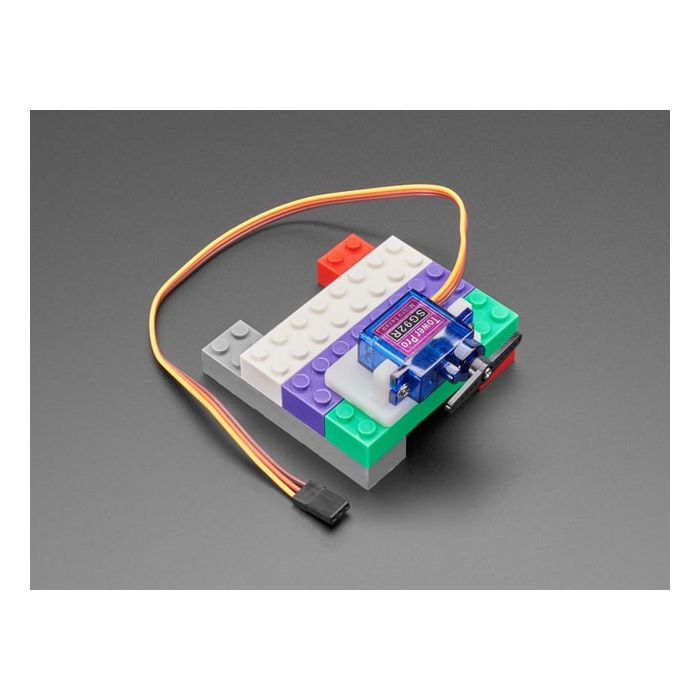Horizontal Micro Servo Mount for LEGO-Compatible Brick Systems