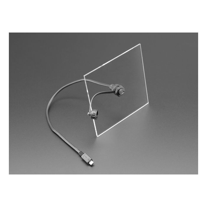 USB Micro B Small Round Panel Mount Extension USB Cable