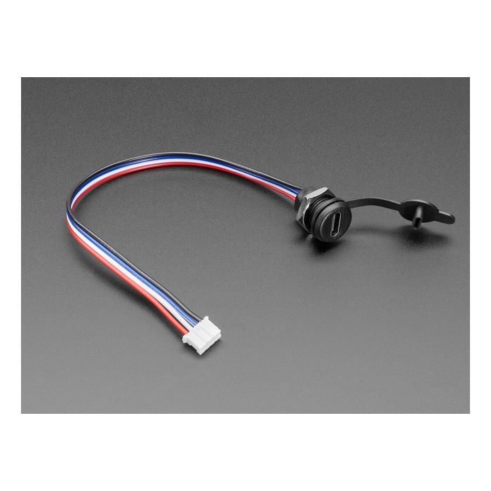 USB-C Screw Panel Mount to 4pin JST PH Cable