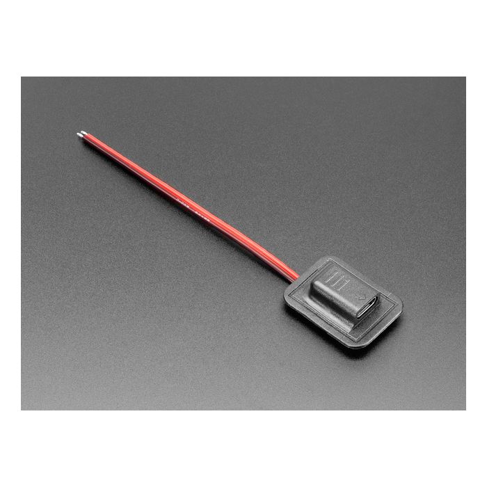 Sewable USB Type C Power Jack Connector