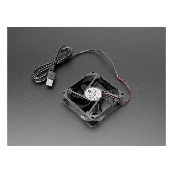 5V Square USB Fan - 8 cm