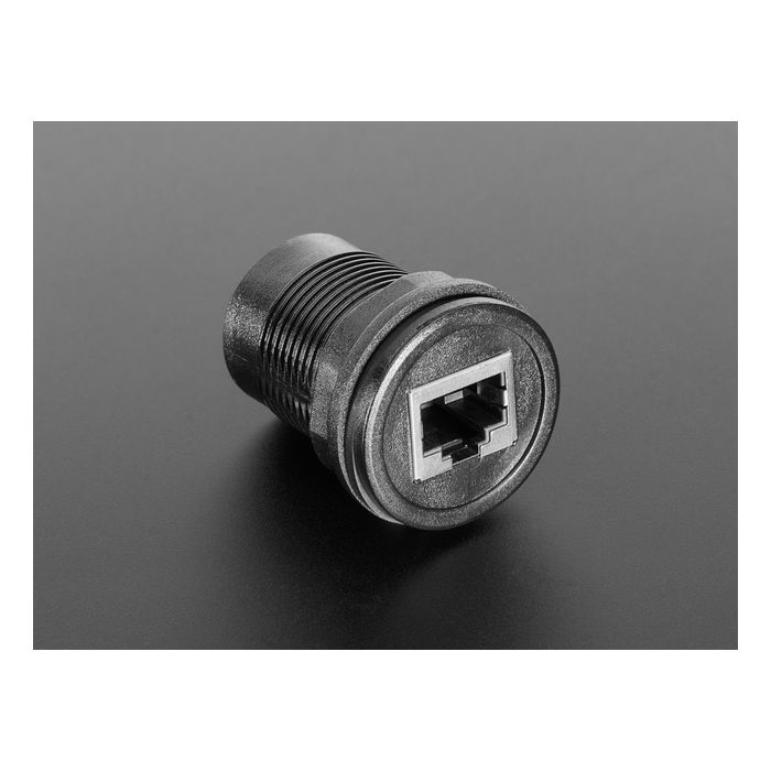 RJ-50 (10P10C) Round Panel Mount Adapter Plug
