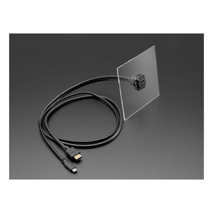 Dual Panel Mount Extension Cable with HDMI / DVI and USB Type-C