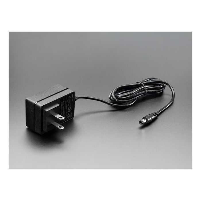 9 VDC 1000mA regulated switching power adapter - UL listed