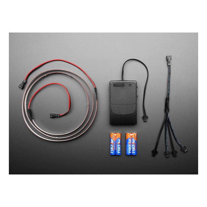 Electroluminescent (EL) Tape/Strip Starter Pack - 100cm - Red