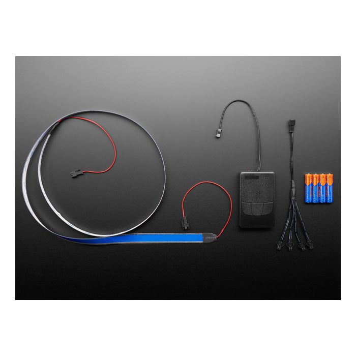 Electroluminescent (EL) Tape/Strip Starter Pack - 100cm - Blue