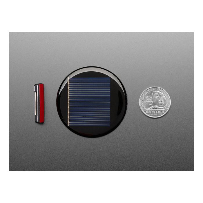 Round Solar Panel Skill Badge - 5V / 40mA