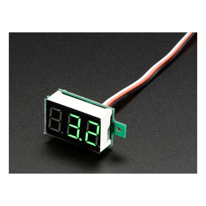 Mini 3-wire Volt Meter (0 - 99.9VDC)