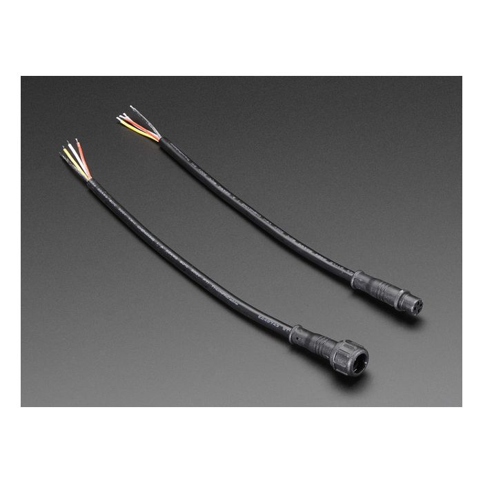 Waterproof Polarized 4-Wire Cable Set