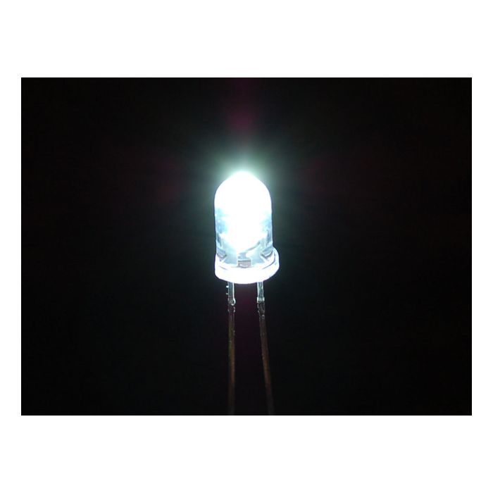 Super Bright White 5mm LED (25 pack)