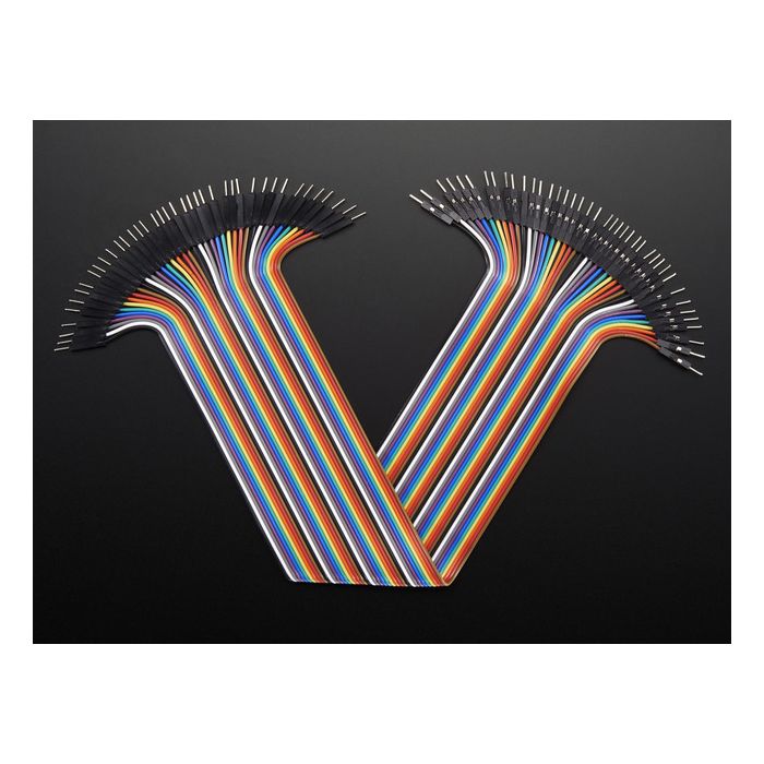 Premium Male/Male Jumper Wires - 40 x 12" (300mm)