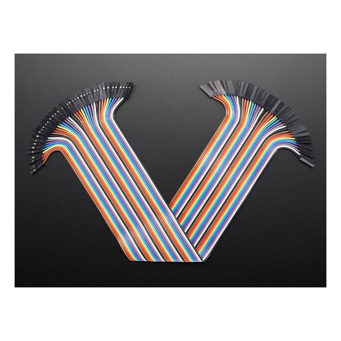 Premium Female/Female Jumper Wires - 40 x 12in (300mm)