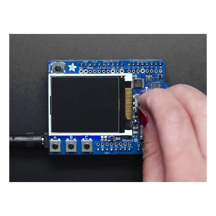 Adafruit 1.8" Color TFT Shield w/microSD and Joystick