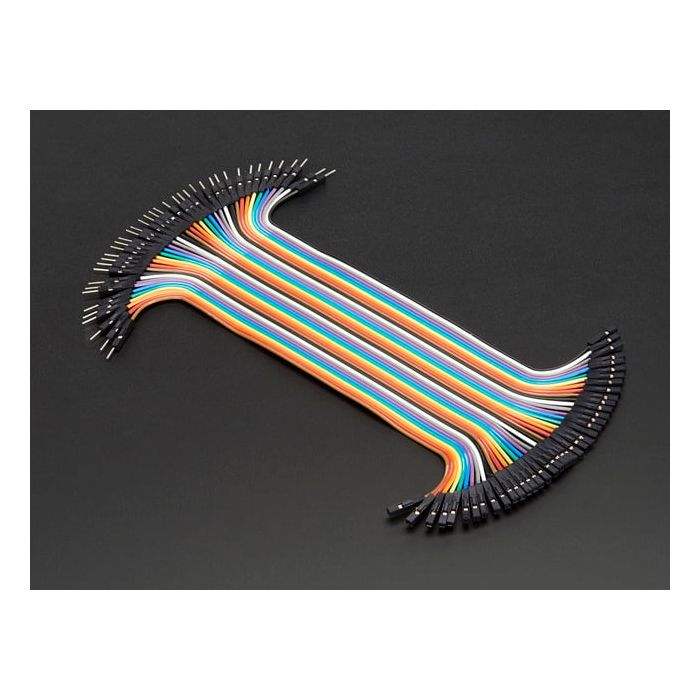 Premium Female/Male 'Extension' Jumper Wires - 40 x 6" (150mm)