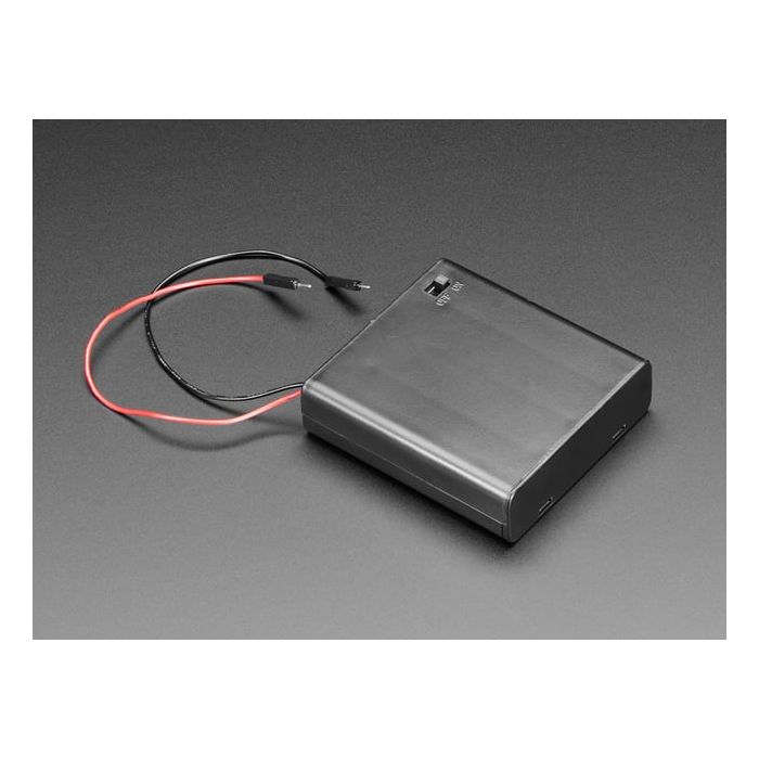 4 x AA Battery Holder with On/Off Switch