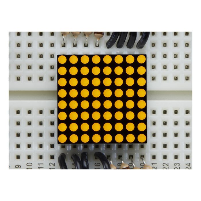 Miniature 8x8 Yellow LED Matrix