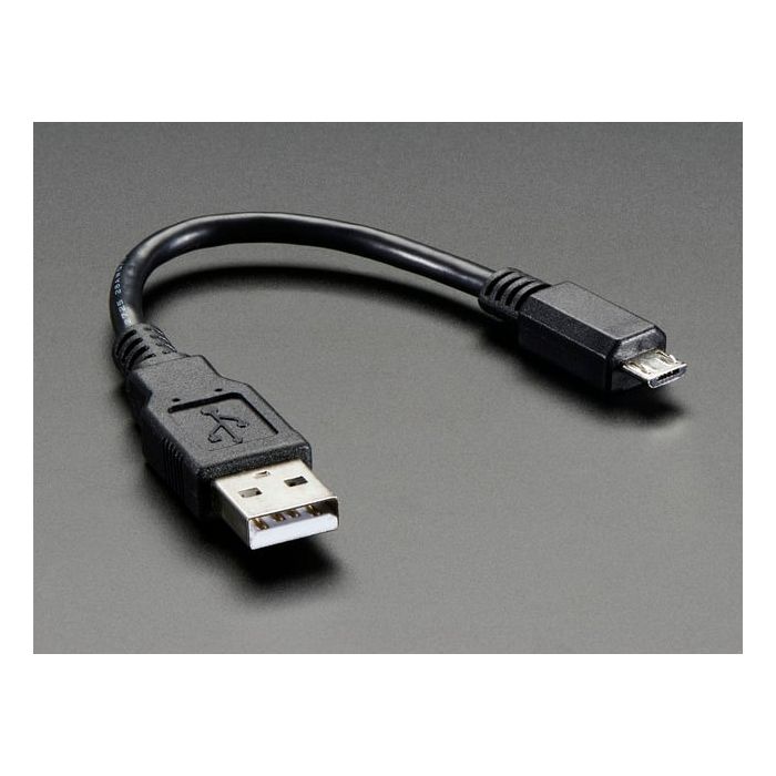 USB cable - 6" A/MicroB