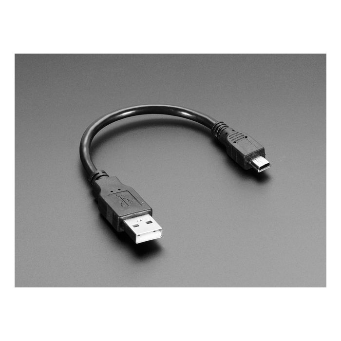 USB cable - 6" A/MiniB