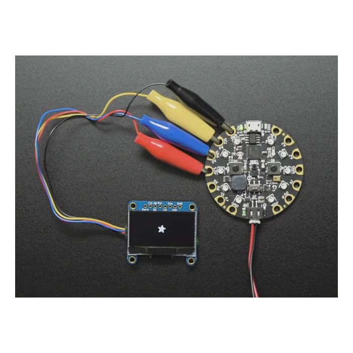 Monochrome 1.3" 128x64 OLED graphic display - STEMMA QT / Qwiic