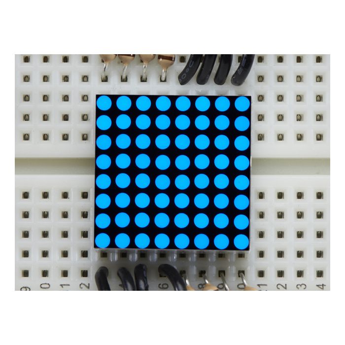 Miniature 8x8 Blue LED Matrix