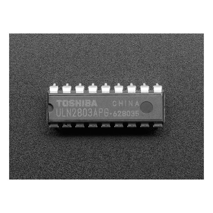 ULN2803: 8 Channel Darlington Driver (Solenoid/Unipolar Stepper)