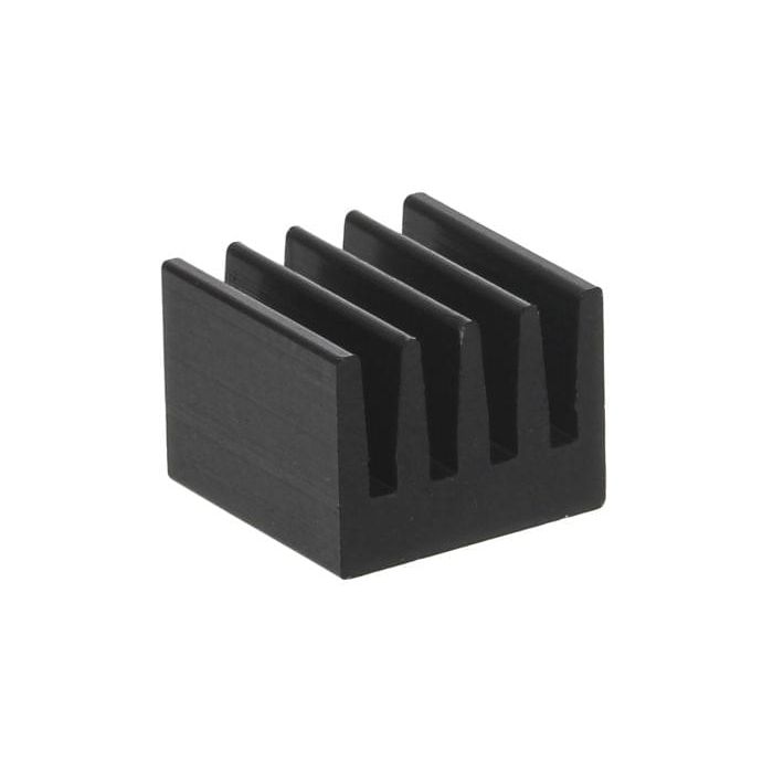 Los zwart koelblokje 8x8mm