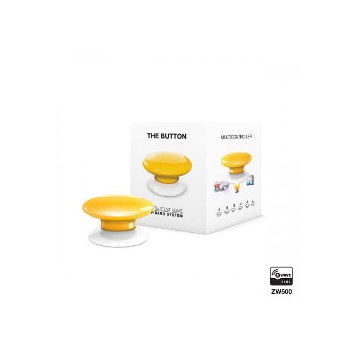 Fibaro The Button Kleur Geel