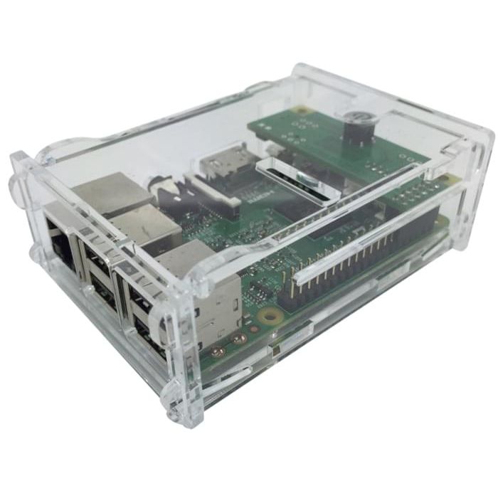 RemotePi Acryl Behuizing Doorzichtig Raspberry Pi B+ en 2B