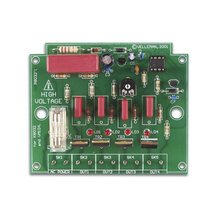 Velleman 4-Kanaals looplicht K8032