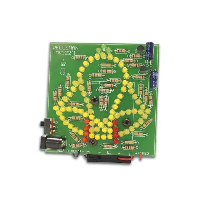 Velleman Geanimeerde klok met 83 LEDs MK122