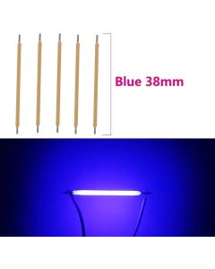Noodle 'Noods' LED Filament 3V 38mm COB Blauw