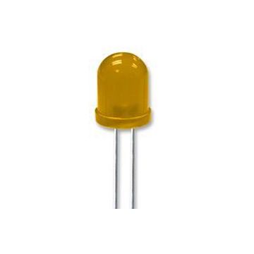 10 x LED 10mm Geel diffuus