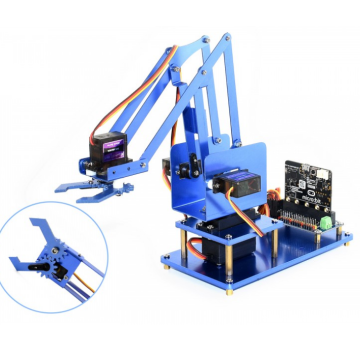 Waveshare Metalen 4-DOF Robotarm Kit voor Micro:Bit Bluetooth