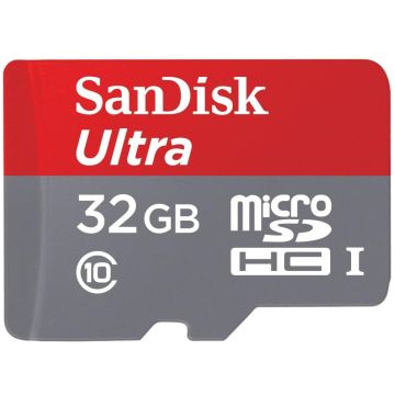 32GB SanDisk Ultra Micro SDHC 80mb/s