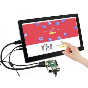 Waveshare 13.3 Inch HDMI LCD Scherm Met Standaard 1920x1080 IPS