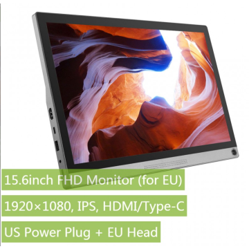 Waveshare 15.6 Inch FHD Monitor Met Accu 1920x1080 IPS