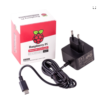 Originele Raspberry Pi USB-C 3A voeding Zwart