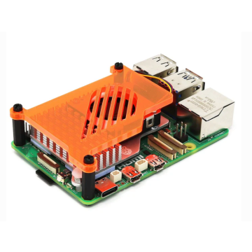 Beschermplaat voor Raspberry Pi Active Cooler | Oranje