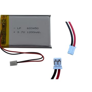 Lithium Ion Batterij - 3.7v 1200mAh