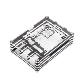 Raspberry PI 5B Laagjes Behuizing - Transparant