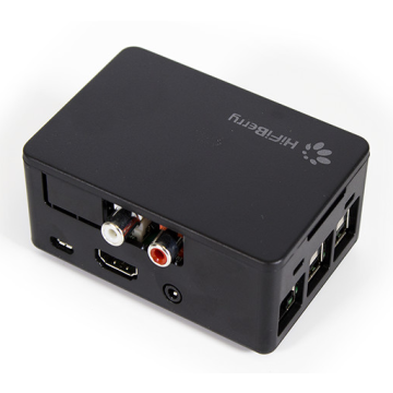 Universele Hifiberry Behuizing Zwart voor Digi+ en RCA+ en AMP2