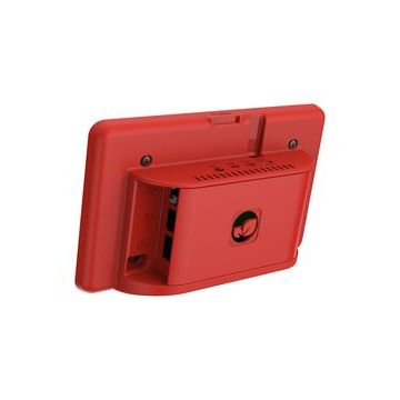 Raspberry Pi 4 Touchscreen behuizing Multicomp Rood
