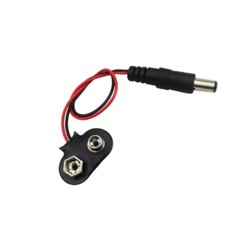 9V DC Power Cable Clip